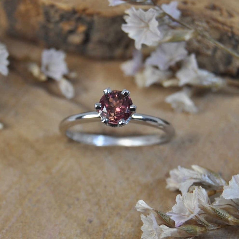 Solitario corona Tormalina