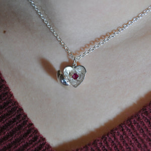 Ciondolo cuore apribile - GuidArtjewellery